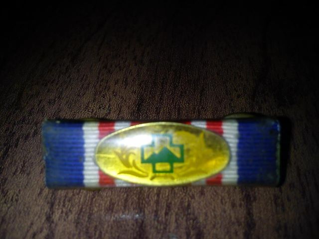 Jesus sent me this picture of a little rescue pin that I gave him when he was a little boy.