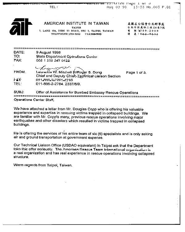 A Taiwanese general Gave Doug Copp/ARTI the exclusive use of several helicopters, a5 ton truck, a 4 wheel drive and a generator tow vehicle watch the videos as we fly to the epicenter, doug copp goes 1 mile inside of the partially collapsed mountain, to the power station control room and we are encircled and film 13 simultaneous landslides all headed towards us.