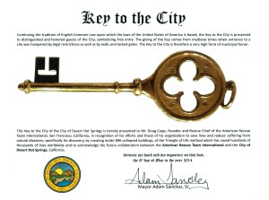 For saving 250,000 lives. The City is now officially teaching my protocols.